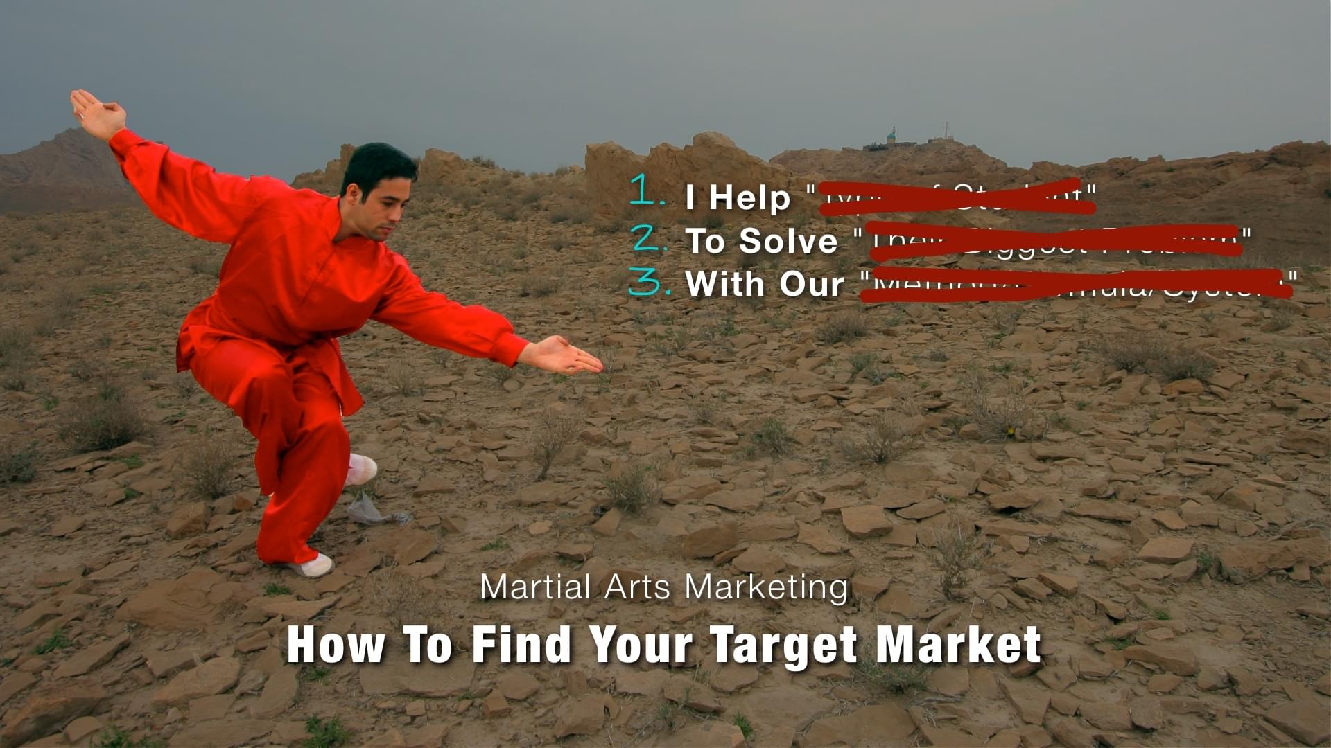 How to find your target market in martial arts marketing